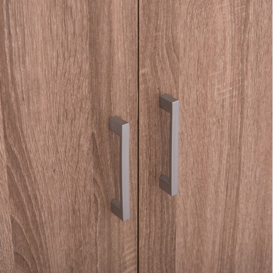 ΝΤΟΥΛΑΠΑ 3ΦΥΛΛΗ ΜΕ ΡΑΦΙΑ FUENTO HM2482.01 SONAMA OAK ΜΕΛΑΜΙΝΗ 120-116x40x123,5Υεκ.