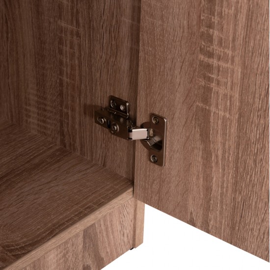 ΝΤΟΥΛΑΠΑ 3ΦΥΛΛΗ ΜΕ ΡΑΦΙΑ FUENTO HM2482.01 SONAMA OAK ΜΕΛΑΜΙΝΗ 120-116x40x123,5Υεκ.