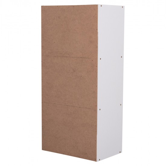ΡΑΦΙΕΡΑ ΤΟΙΧΟΥ CUBICON HM9941.01 ΛΕΥΚΗ ΜΕΛΑΜΙΝΗ 38,5x23,5x80Υεκ.