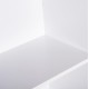 ΡΑΦΙΕΡΑ ΤΟΙΧΟΥ CUBICON HM9941.01 ΛΕΥΚΗ ΜΕΛΑΜΙΝΗ 38,5x23,5x80Υεκ.