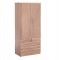 ΝΤΟΥΛΑΠΑ ΜΕ ΣΥΡΤΑΡΙΑ REINA HM2484.11 SONAMA OAK ΜΕΛΑΜΙΝΗ 80x48x183Υεκ.