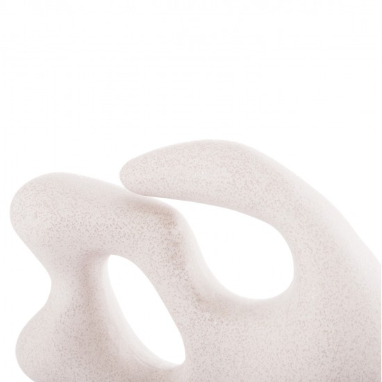 ΕΠΙΤΡΑΠΕΖΙΟ ΚΕΡΑΜΙΚΟ ΔΙΑΚΟΣΜΗΤΙΚΟ ΣΕΙΡΑ ISIL HM4596 ΚΡΥΣΤΑΛΛ.ΥΠΟΛΕΥΚΟ 33x14x29Υ εκ