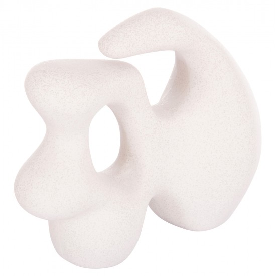 ΕΠΙΤΡΑΠΕΖΙΟ ΚΕΡΑΜΙΚΟ ΔΙΑΚΟΣΜΗΤΙΚΟ ΣΕΙΡΑ ISIL HM4596 ΚΡΥΣΤΑΛΛ.ΥΠΟΛΕΥΚΟ 33x14x29Υ εκ