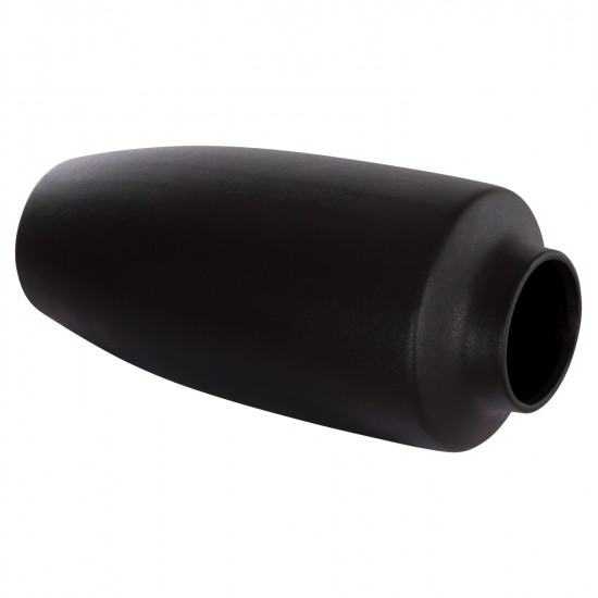 ΕΠΙΤΡΑΠΕΖΙΟ ΚΕΡΑΜΙΚΟ ΔΙΑΚΟΣΜΗΤΙΚΟ ΒΑΖΟ GALAD HM4587.02 ΜΑΥΡΟ ΜΑΤ Φ17,5x40Υ εκ.