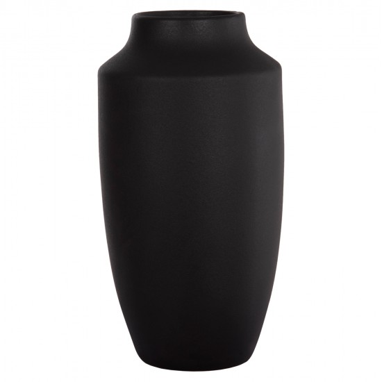 ΕΠΙΤΡΑΠΕΖΙΟ ΚΕΡΑΜΙΚΟ ΔΙΑΚΟΣΜΗΤΙΚΟ ΒΑΖΟ GALAD HM4588.02 ΜΑΥΡΟ ΜΑΤ Φ16x32Υεκ