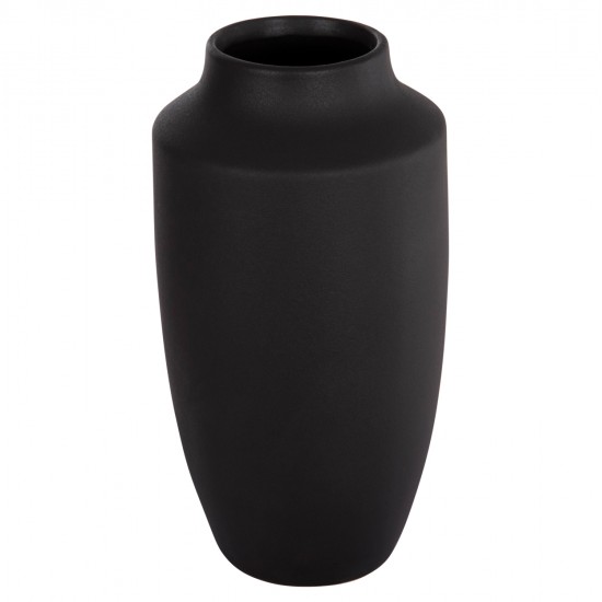 ΕΠΙΤΡΑΠΕΖΙΟ ΚΕΡΑΜΙΚΟ ΔΙΑΚΟΣΜΗΤΙΚΟ ΒΑΖΟ GALAD HM4588.02 ΜΑΥΡΟ ΜΑΤ Φ16x32Υεκ