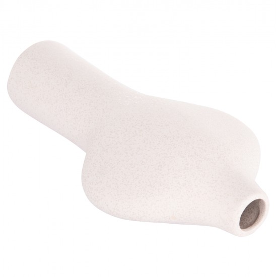 ΕΠΙΤΡΑΠΕΖΙΟ ΚΕΡΑΜΙΚΟ ΔΙΑΚΟΣΜΗΤΙΚΟ ARKEN HM4621.01 ΚΡΥΣΤΑΛΛ.ΥΠΟΛΕΥΚΟ 18x8x32Υ εκ .