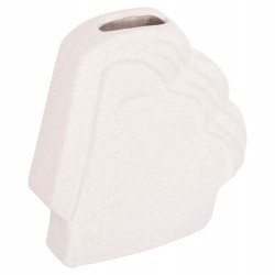 ΕΠΙΤΡΑΠΕΖΙΟ ΚΕΡΑΜΙΚΟ ΔΙΑΚΟΣΜΗΤΙΚΟ HUMANS HM4585 ΕΚΡΟΥ-ΥΦΗ ΚΡΥΣΤΑΛΛΟΥ 22x5x24.5Υεκ