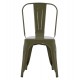 ΚΑΡΕΚΛΑ ΜΕΤΑΛΛΙΚΗ MELITA-PRO HM8641.43 ΣΕ DARK OLIVE GREEN 44x47x84.5Υεκ.