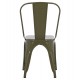 ΚΑΡΕΚΛΑ ΜΕΤΑΛΛΙΚΗ MELITA-PRO HM8641.43 ΣΕ DARK OLIVE GREEN 44x47x84.5Υεκ.