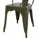 ΚΑΡΕΚΛΑ ΜΕΤΑΛΛΙΚΗ MELITA-PRO HM8641.43 ΣΕ DARK OLIVE GREEN 44x47x84.5Υεκ.