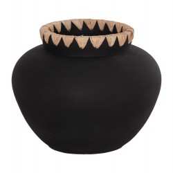 ΔΙΑΚΟΣΜΗΤΙΚΟ ΒΑΖΟ RENTON(L) HM4370 ΤΕΡΑΚΟΤΑ ΜΑΥΡH-ΠΛΕΞΗ ΨΑΘΑΣ ΣΤΟ ΣΤΟΜΙΟ Φ32x26,5Υεκ. ΔΙΑΚΟΣΜΗΤΙΚΟ ΒΑΖΟ RENTON(L) HM4370 ΤΕΡΑΚΟΤΑ ΜΑΥΡH-ΠΛΕΞΗ ΨΑΘΑΣ ΣΤΟ ΣΤΟΜΙΟ Φ32x26,5Υεκ.