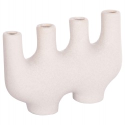 ΕΠΙΤΡΑΠΕΖΙΟ ΚΕΡΑΜΙΚΟ ΔΙΑΚΟΣΜΗΤΙΚΟ MANI HM4641.01 ΥΠΟΛΕΥΚΟ ΚΡΥΣΤΑΛΛΙΚΟ 21x6x13Υεκ