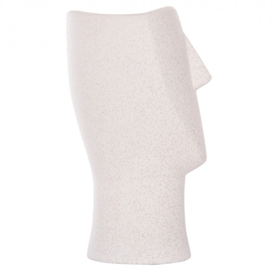 ΕΠΙΤΡΑΠΕΖΙΟ ΚΕΡΑΜΙΚΟ ΔΙΑΚΟΣΜΗΤΙΚΟ HUMANS HM4632 ΥΠΟΛΕΥΚΟ ΚΡΥΣΤΑΛΛΙΚΟ Φ13x22Υεκ