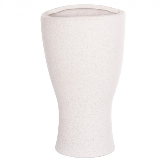 ΕΠΙΤΡΑΠΕΖΙΟ ΚΕΡΑΜΙΚΟ ΔΙΑΚΟΣΜΗΤΙΚΟ HUMANS HM4632 ΥΠΟΛΕΥΚΟ ΚΡΥΣΤΑΛΛΙΚΟ Φ13x22Υεκ