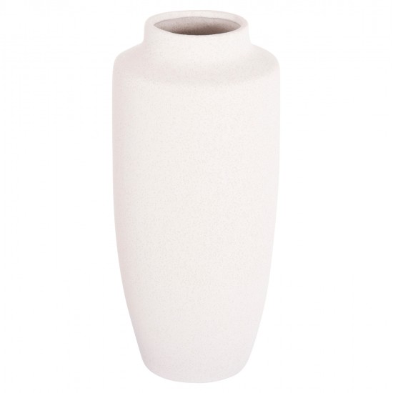 ΕΠΙΤΡΑΠΕΖΙΟ ΚΕΡΑΜΙΚΟ ΔΙΑΚΟΣΜΗΤΙΚΟ ΒΑΖΟ GALAD HM4587.01 ΕΚΡΟΥ ΚΡΥΣΤΑΛΛΙΚΟ Φ17,5x40Υεκ