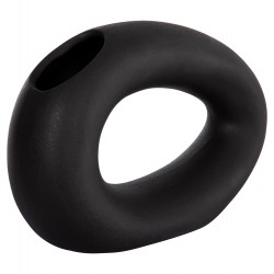 ΕΠΙΤΡΑΠΕΖΙΟ ΚΕΡΑΜΙΚΟ ΔΙΑΚΟΣΜΗΤΙΚΟ ELLIPTO HM4645.02 ΜΑΥΡΟ ΜΑΤ 23x8x16Υ εκ