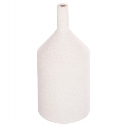 ΕΠΙΤΡΑΠΕΖΙΟ ΚΕΡΑΜΙΚΟ ΔΙΑΚΟΣΜΗΤΙΚΟ GALAD HM4608.01 ΚΡΥΣΤΑΛΛΙΚΟ ΥΠΟΛΕΥΚΟ Φ13x30Υεκ