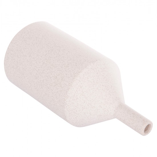 ΕΠΙΤΡΑΠΕΖΙΟ ΚΕΡΑΜΙΚΟ ΔΙΑΚΟΣΜΗΤΙΚΟ GALAD HM4608.01 ΚΡΥΣΤΑΛΛΙΚΟ ΥΠΟΛΕΥΚΟ Φ13x30Υεκ