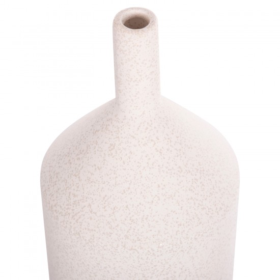 ΕΠΙΤΡΑΠΕΖΙΟ ΚΕΡΑΜΙΚΟ ΔΙΑΚΟΣΜΗΤΙΚΟ GALAD HM4608.01 ΚΡΥΣΤΑΛΛΙΚΟ ΥΠΟΛΕΥΚΟ Φ13x30Υεκ