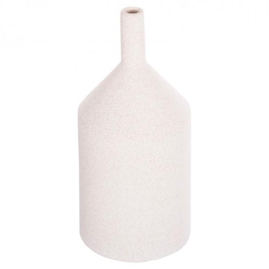 ΕΠΙΤΡΑΠΕΖΙΟ ΚΕΡΑΜΙΚΟ ΔΙΑΚΟΣΜΗΤΙΚΟ GALAD HM4608.01 ΚΡΥΣΤΑΛΛΙΚΟ ΥΠΟΛΕΥΚΟ Φ13x30Υεκ