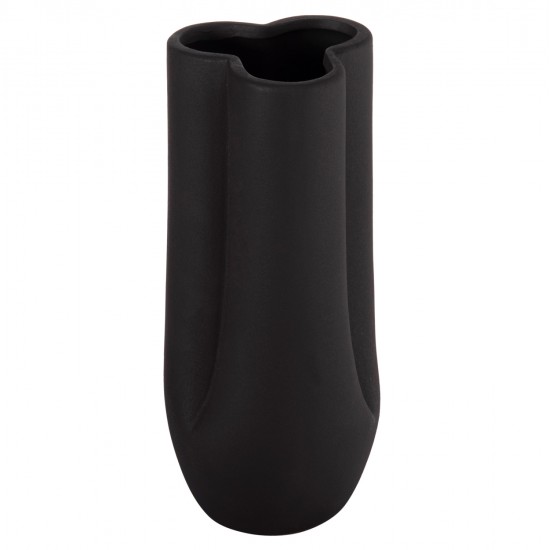 ΕΠΙΤΡΑΠΕΖΙΟ ΚΕΡΑΜΙΚΟ ΔΙΑΚΟΣΜΗΤΙΚΟ GLAΖΕ HM4611.02 ΜΑΥΡΟ ΜΑΤ Φ14x34Υ εκ.