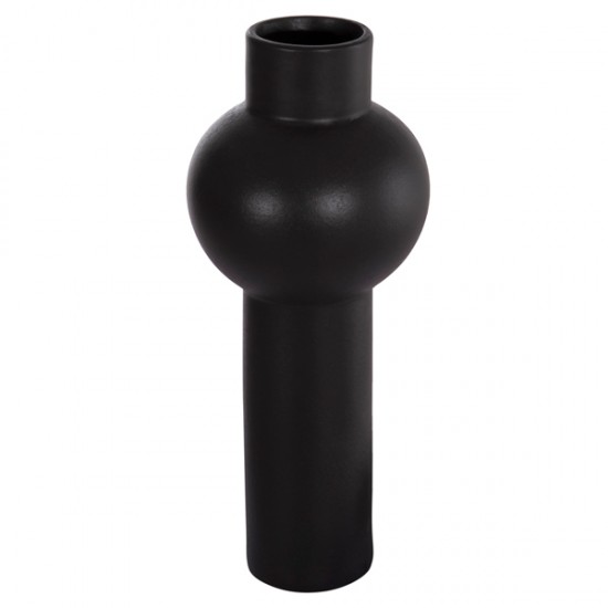 ΕΠΙΤΡΑΠΕΖΙΟ ΚΕΡΑΜΙΚΟ ΔΙΑΚΟΣΜΗΤΙΚΟ SCEPTER HM4604.02 ΜΑΥΡΟ ΜΑΤ Φ17x39Υεκ