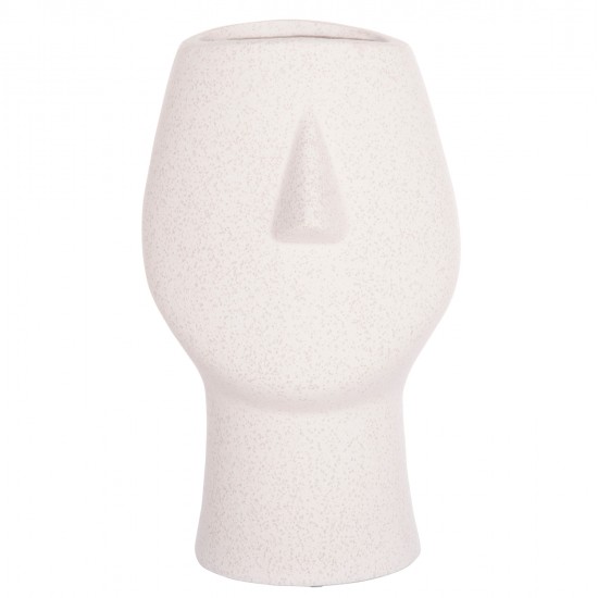 ΕΠΙΤΡΑΠΕΖΙΟ ΚΕΡΑΜΙΚΟ ΔΙΑΚΟΣΜΗΤΙΚΟ HUMANS HM4631 ΥΠΟΛΕΥΚΟ ΚΡΥΣΤΑΛΛΙΚΟ Φ14x25Υεκ