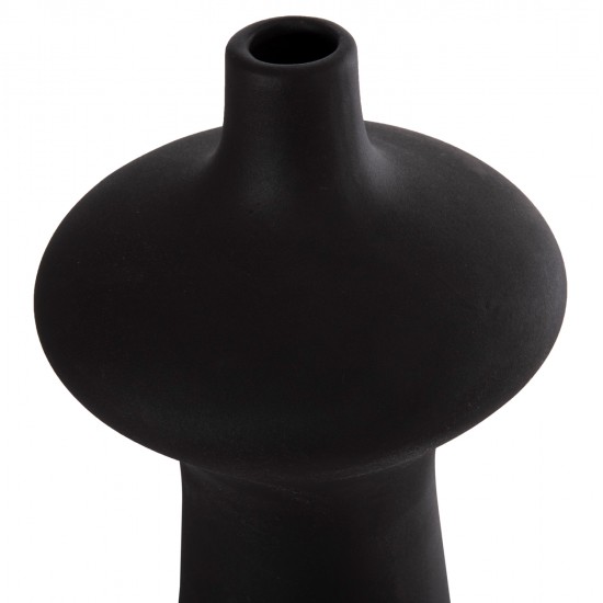 ΕΠΙΤΡΑΠΕΖΙΟ ΚΕΡΑΜΙΚΟ ΔΙΑΚΟΣΜΗΤΙΚΟ SCEPTER HM4636.02 ΜΑΥΡΟ ΜΑΤ Φ18x49Υεκ