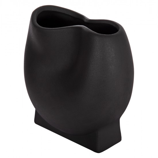 ΕΠΙΤΡΑΠΕΖΙΟ ΚΕΡΑΜΙΚΟ ΔΙΑΚΟΣΜΗΤΙΚΟ GLAΖΕ HM4610.02 ΜΑΥΡΟ ΜΑΤ 26x14x25Υεκ