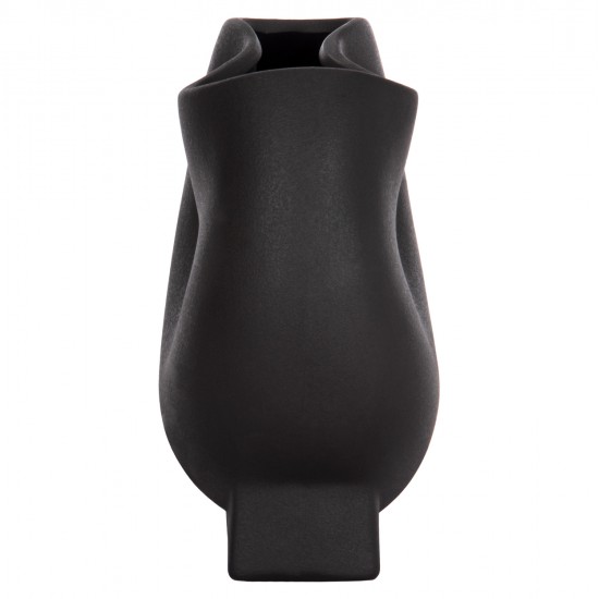 ΕΠΙΤΡΑΠΕΖΙΟ ΚΕΡΑΜΙΚΟ ΔΙΑΚΟΣΜΗΤΙΚΟ GLAΖΕ HM4610.02 ΜΑΥΡΟ ΜΑΤ 26x14x25Υεκ