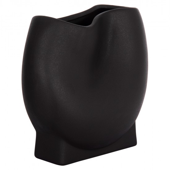 ΕΠΙΤΡΑΠΕΖΙΟ ΚΕΡΑΜΙΚΟ ΔΙΑΚΟΣΜΗΤΙΚΟ GLAΖΕ HM4610.02 ΜΑΥΡΟ ΜΑΤ 26x14x25Υεκ