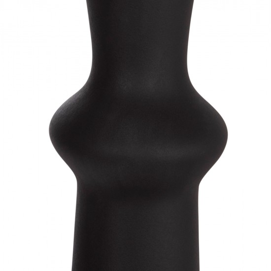 ΕΠΙΤΡΑΠΕΖΙΟ ΚΕΡΑΜΙΚΟ ΔΙΑΚΟΣΜΗΤΙΚΟ SCEPTER HM4637.02 ΜΑΥΡΟ ΜΑΤ Φ14x50Υεκ