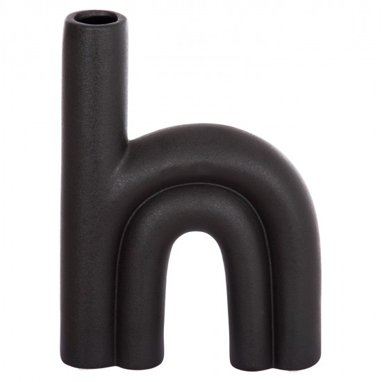 ΕΠΙΤΡΑΠΕΖΙΟ ΚΕΡΑΜΙΚΟ ΔΙΑΚΟΣΜΗΤΙΚΟ ARCON HM4638.02 ΜΑΥΡΟ ΜΑΤ 25,5x6x34Υεκ