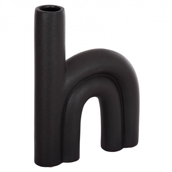 ΕΠΙΤΡΑΠΕΖΙΟ ΚΕΡΑΜΙΚΟ ΔΙΑΚΟΣΜΗΤΙΚΟ ARCON HM4638.02 ΜΑΥΡΟ ΜΑΤ 25,5x6x34Υεκ