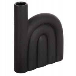 ΕΠΙΤΡΑΠΕΖΙΟ ΚΕΡΑΜΙΚΟ ΔΙΑΚΟΣΜΗΤΙΚΟ ARCON HM4639.02 ΜΑΥΡΟ ΜΑΤ 23x5,5x29Υ εκ.