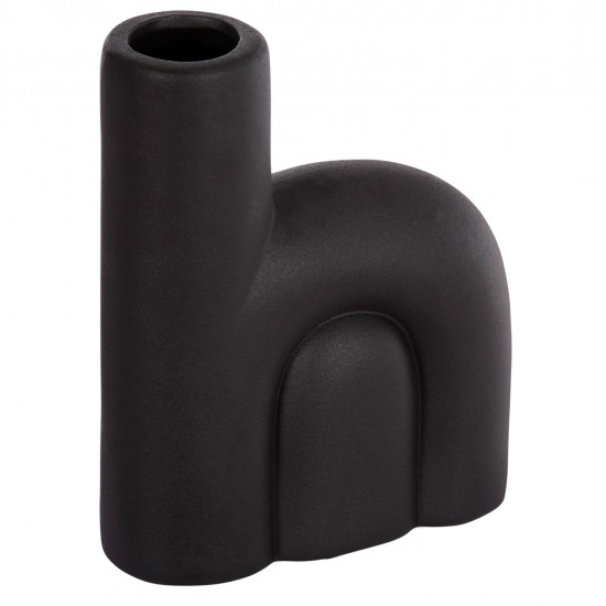 ΕΠΙΤΡΑΠΕΖΙΟ ΚΕΡΑΜΙΚΟ ΔΙΑΚΟΣΜΗΤΙΚΟ ARCON HM4640.02 ΜΑΥΡΟ ΜΑΤ 19x7x24Υ εκ.