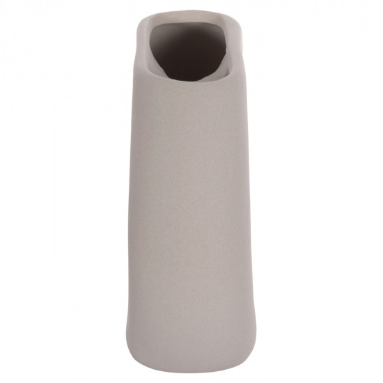 ΕΠΙΤΡΑΠΕΖΙΟ ΚΕΡΑΜΙΚΟ ΔΙΑΚΟΣΜΗΤΙΚΟ ELLIPTO HM4646.03 ΓΚΡΙ ΜΑΤ 18x6,5x14Υεκ