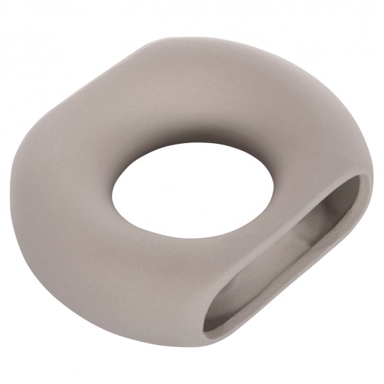 ΕΠΙΤΡΑΠΕΖΙΟ ΚΕΡΑΜΙΚΟ ΔΙΑΚΟΣΜΗΤΙΚΟ ELLIPTO HM4646.03 ΓΚΡΙ ΜΑΤ 18x6,5x14Υεκ