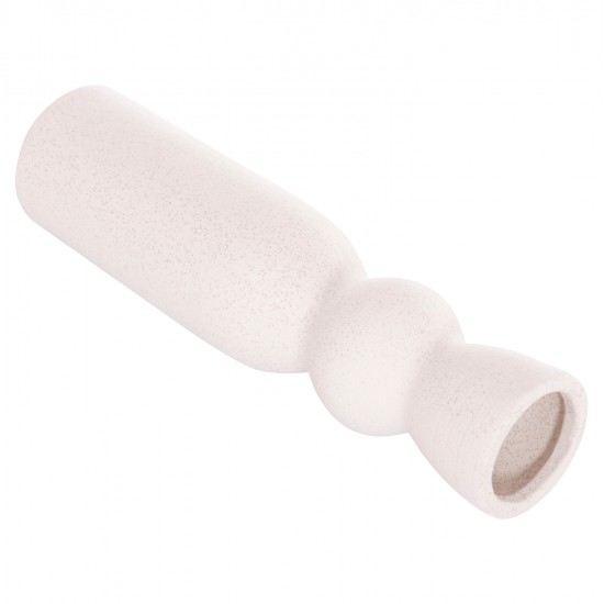 ΕΠΙΤΡΑΠΕΖΙΟ ΚΕΡΑΜΙΚΟ ΔΙΑΚΟΣΜΗΤΙΚΟ SCEPTER HM4614.01 ΚΡΥΣΤΑΛΛΙΚΟ ΥΠΟΛΕΥΚΟ Φ8x35Υεκ