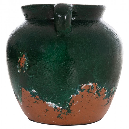 ΔΙΑΚΟΣΜΗΤΙΚΟ ΒΑΖΟ HM4380 ΤΕΡΑΚΟΤΑ ΣΕ ANTIQUE ΠΡΑΣΙΝΗ ΑΠΟΧΡΩΣΗ Φ26Χ26Yεκ.