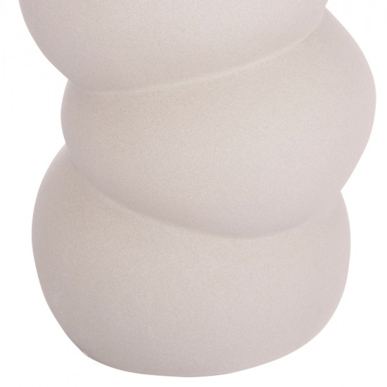 ΕΠΙΤΡΑΠΕΖΙΟ ΚΕΡΑΜΙΚΟ ΔΙΑΚΟΣΜΗΤΙΚΟ ROOK HM4630.03 ΓΚΡΙ ΜΑΤ Φ12x30Υ εκ.