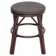 ΣΚΑΜΠΟ ΑΛΟΥΜΙΝΙΟΥ CHINO HM6285.01 BAMBOO LOOK ΚΑΦΕ-TEXTILENE ΚΑΦΕ Φ36x46Υεκ.
