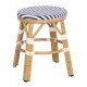 ΣΚΑΜΠΟ ΑΛΟΥΜΙΝΙΟΥ CHINO HM6285.05 BAMBOO LOOK-TEXTILENE ΛΕΥΚΟ-ΜΠΛΕ Φ36x46Υεκ.