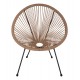 ΣΕΤ ΕΞΩΤΕΡΙΚΟΥ ΧΩΡΟΥ 3ΤΜΧ ACAPULCO HM21100 TWISTED WICKER-ΜΕΤΑΛΛΟ