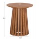 ΣΕΤ 2ΤΜΧ ΤΡΑΠΕΖΙΑ ΣΑΛΟΝΙΟΥ TALBERT HM21083 MDF ΦΥΣΙΚΟ ΞΥΛΟΥ Φ80εκ & Φ45εκ