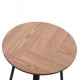ΣΕΤ 2ΤΜΧ ΤΡΑΠΕΖΙΑ ΣΑΛΟΝΙΟΥ NORTON HM21088 MDF-ΜΕΤΑΛΛΟ Φ80εκ & Φ45εκ