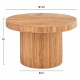 ΤΡΑΠΕΖΙ ΤΡΑΠΕΖΑΡΙΑΣ GATSBY HM9884 ΦΥΣΙΚΟ RATTAN ΣΕ ΦΥΣΙΚΟ ΧΡΩΜΑ Φ120x76Υεκ.