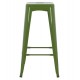 ΣΚΑΜΠΟ ΜΠΑΡ ΜΕΤΑΛΛΙΚΟ MELITA-PRO HM8642.53 ΣΕ LIGHT OLIVE GREEN 43x43x78Υεκ.