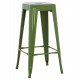 ΣΚΑΜΠΟ ΜΠΑΡ ΜΕΤΑΛΛΙΚΟ MELITA-PRO HM8642.53 ΣΕ LIGHT OLIVE GREEN 43x43x78Υεκ.